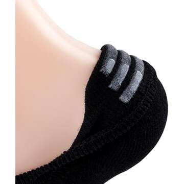 IDEGG No Show Socks Womens and Men Low Cut Ankle Short Anti-slid Athletic Running Novelty Casual Invisible Liner Socks