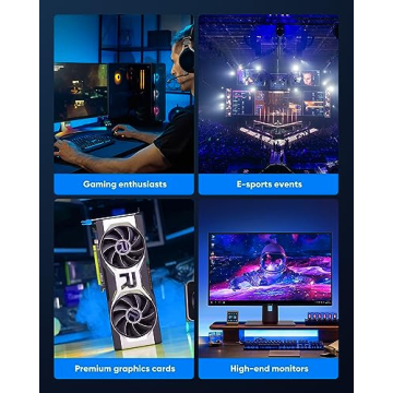 Capshi 8K DisplayPort Cable 1.4 | Reliable 8K 4K Connection