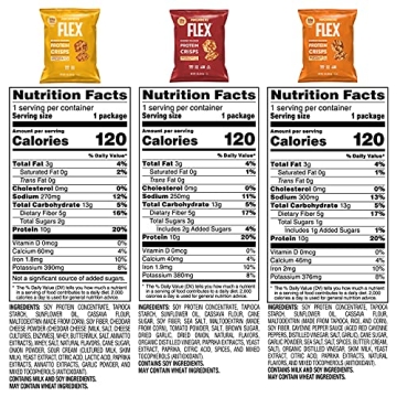 PopCorners Flex Energy Protein Crisps Sample Variety Pack