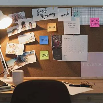 Colorful Sticky Notes 3x3 Inches with Strong Adhesive