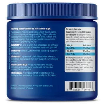 Zesty Paws Mobility Bites for Joint Support in Dogs