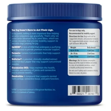 Zesty Paws Mobility Bites for Joint Support in Dogs