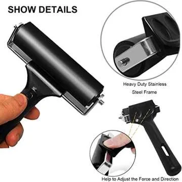 3 Pack Printmaking Brayers for Crafting Excellence