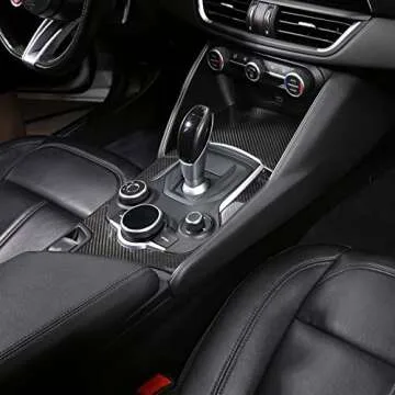 Carbon Fiber Gear Shift Trim for Alfa Romeo Giulia 2017-2019