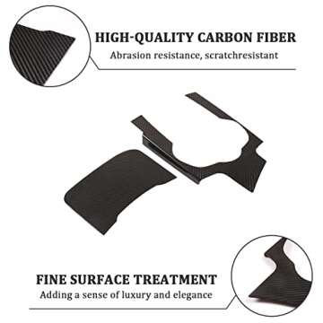 Carbon Fiber Gear Shift Trim for Alfa Romeo Giulia 2017-2019