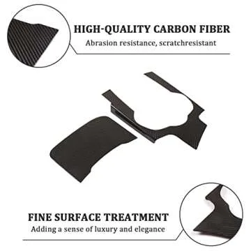 Carbon Fiber Gear Shift Trim for Alfa Romeo Giulia 2017-2019