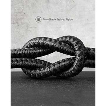 Anker Powerline+ II USB-C to USB-A 2.0 Cable (3ft), for Samsung Galaxy S9/ S8/Note 8, iPad Pro 2018, LG V20/G5/G6, and More(Black)