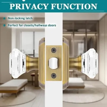 Orger Antique Bronze Passage Door Knob for Hallways