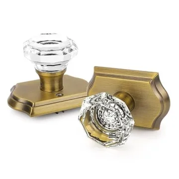 Orger Antique Bronze Passage Door Knob for Hallways