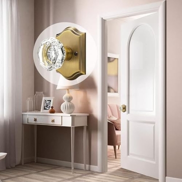 Orger Antique Bronze Passage Door Knob for Hallways