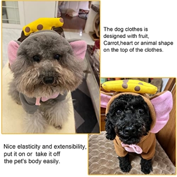 Cute Pet Clothes Hoodie Sweatshirt for Small Dogs and Cats