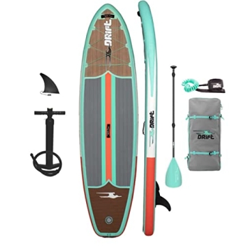 Experience Adventure with DRIFT Aero 10'8" Inflatable Paddle Board Kit