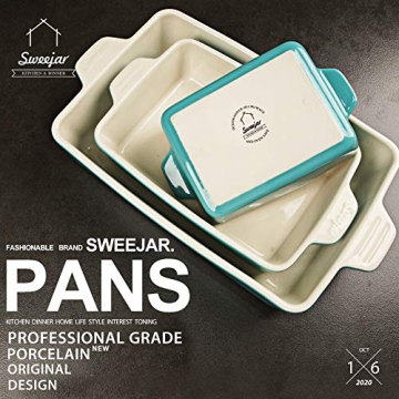 Sweejar Ceramic Bakeware Set for Stylish Cooking