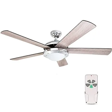 HYATECH 52 Inch Modern Ceiling Fan with Light Remote