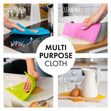 Superscandi Swedish Dishcloths Eco-Friendly Kitchen Cleaning
