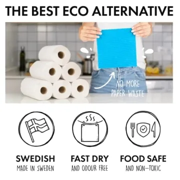Superscandi Swedish Dishcloths Eco-Friendly Kitchen Cleaning