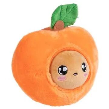 ADORA Soft & Squishy Peach Fruit Plush, Farm Fresh Scented Plush Toy Birthday Gift for Ages 1+ - Peach Pit