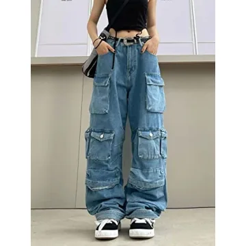 Trendy Women's Baggy Cargo Pants for Comfort & Style