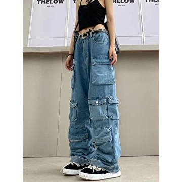 Trendy Women's Baggy Cargo Pants for Comfort & Style