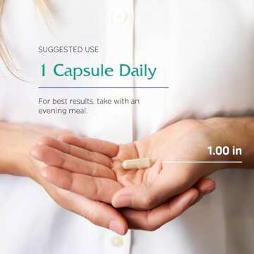 Vitanica Cortisol Relief, Dr. Formulated Sleep, Stress, Cortisol Manager Supplement, Vegan, 60 Capsules