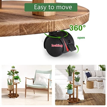 GEEBOBO 5 Tiered Tall Plant Stand for Indoor Use