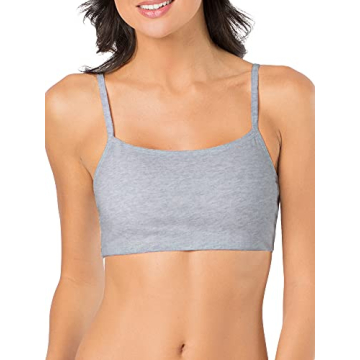 Fruit of the Loom Women's Cotton Sports Bra 4-Pack Comfort