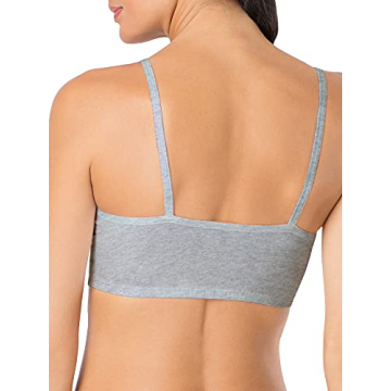 Fruit of the Loom Women's Cotton Sports Bra 4-Pack Comfort