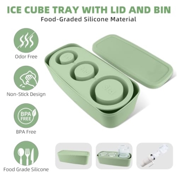 Tcamp Silicone Ice Cube Tray for Stanley Cups and Tumblers