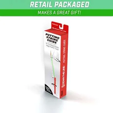 GoSports Down the Line Putting String Guide - 10 ft Alignment Aid