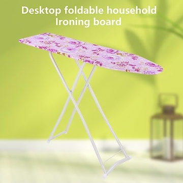 Compact Adjustable Height Ironing Board for Easy Storage