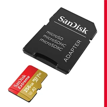 SanDisk 256GB Extreme microSDXC UHS-I Memory Card Up to 190MB/s