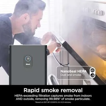 Shark 4 Fan Air Purifier with HEPA Filter for Home