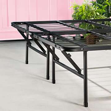 ZINUS SmartBase Tool-Free Assembly Mattress Foundation, 14 Inch Metal Platform Bed Frame, No Box Spring Needed, Sturdy Steel Frame, Underbed Storage, Queen