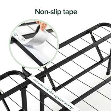 ZINUS SmartBase Tool-Free Assembly Mattress Foundation, 14 Inch Metal Platform Bed Frame, No Box Spring Needed, Sturdy Steel Frame, Underbed Storage, Queen