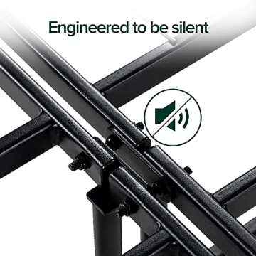 ZINUS SmartBase Tool-Free Assembly Mattress Foundation, 14 Inch Metal Platform Bed Frame, No Box Spring Needed, Sturdy Steel Frame, Underbed Storage, Queen