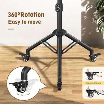 Versatile Projector Stand with Wheels - Adjustable & Portable