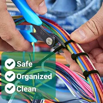 Heavy Duty Premium Nylon Zip Ties 12", Indoor/Outdoor Multi Purpose Industrial Grade Cable ties, Ultra Strong Durable Zip Ties (100 Pieces Black)