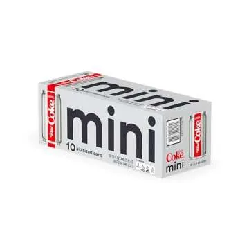 Diet Coke Mini Cans 7.5oz, 10-Pack for Refreshment Anywhere