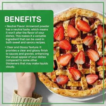 Jiva Organics Organic Arrowroot Flour (Powder) 2 Pound Bag - Raw, Non-GMO, Gluten Free