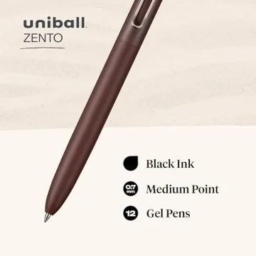 uni-ball Zento Gel Ink Rollerball Pens for Smooth Writing