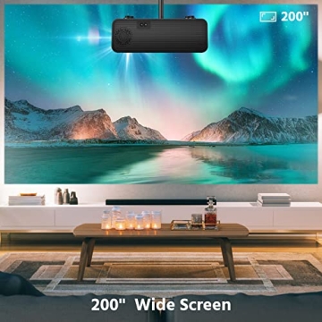 Xinteprid Mini Projector 1080P WiFi for All Devices
