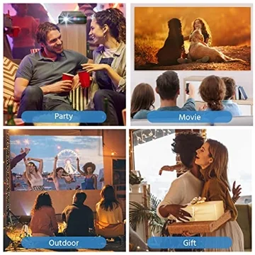 Xinteprid Mini Projector 1080P WiFi for All Devices