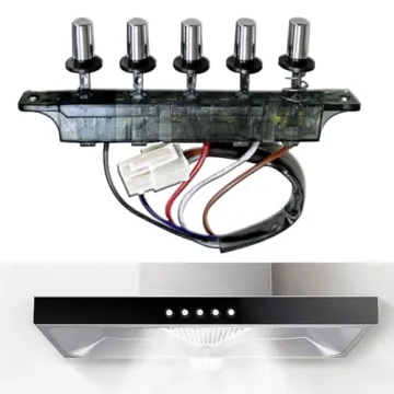 Range Hood Key Board Switch,Key Board Switches 5 Button,Kitchen Household Appliances,Piano Type Range Hood Pushbutton Switch