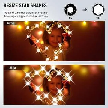 NEEWER 3PCS 77mm Star Filters, Adjustable Cross Screen Star Effect Filter (4, 6, 8 Points) with Ultra Slim Aluminum Alloy Frame, HD No Dark Corners with Double Sided Nano Coatings
