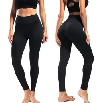 High Waisted Leggings for Women - Soft Athletic Tummy Control Yoga Pants for Cycling Dance Tights