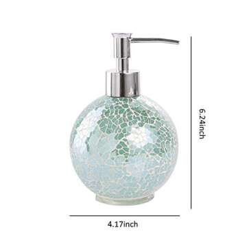 Whole HOUSEWARES 4-Piece Mosaic Bathroom Accessory Set