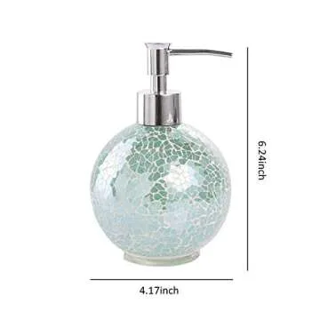 Whole HOUSEWARES 4-Piece Mosaic Bathroom Accessory Set