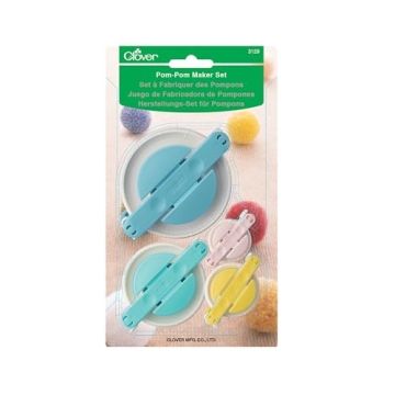 Clover Pom-Pom Maker Set for Creative Crafting Fun