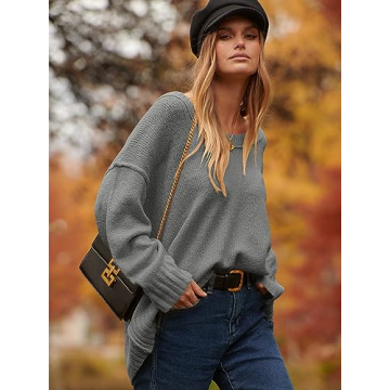 Cozy ANRABESS Women's Oversized Sweater for Fall