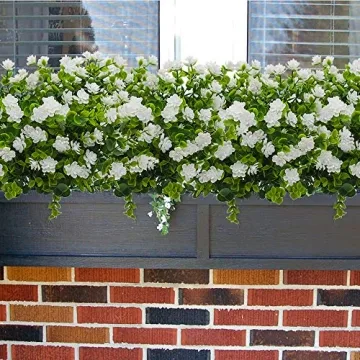 Vibrant UV Resistant Artificial Flowers for Home and Garden